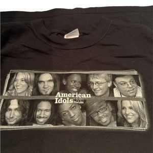 American Idol 2005 Tour T-Shirt . Never worn , size XLarge in Black
